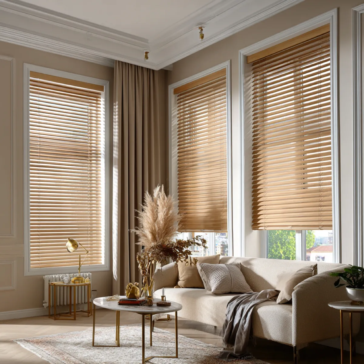 Natural Woven Wood Shades - Blind Smart