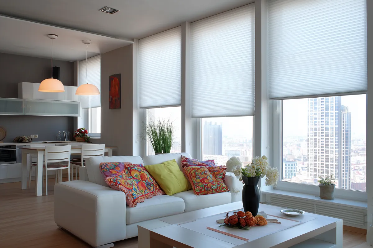 Cordless Blackout Pleated Shades - Blind Smart